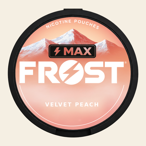 FROST Velvet Peach MAX Nicotine Pouches